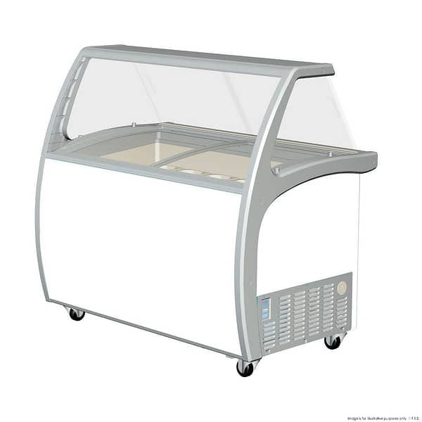 Thermaster SD-415P 9 pan gelato display freezer – 415L