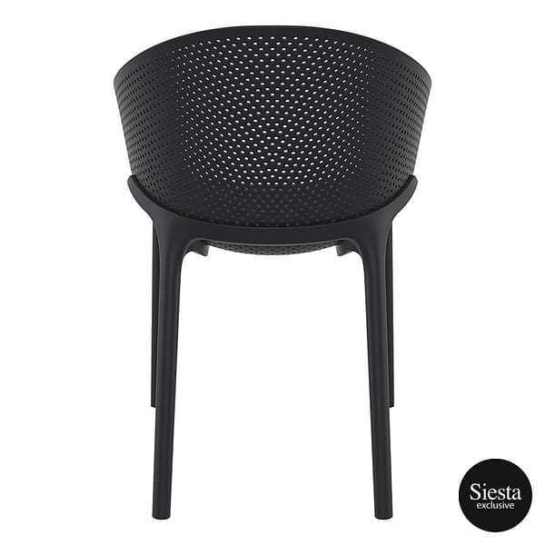 Sky Pro Chair - Anthracite ProPoly Stackable Chair - All-Weather Resistant - Image 10
