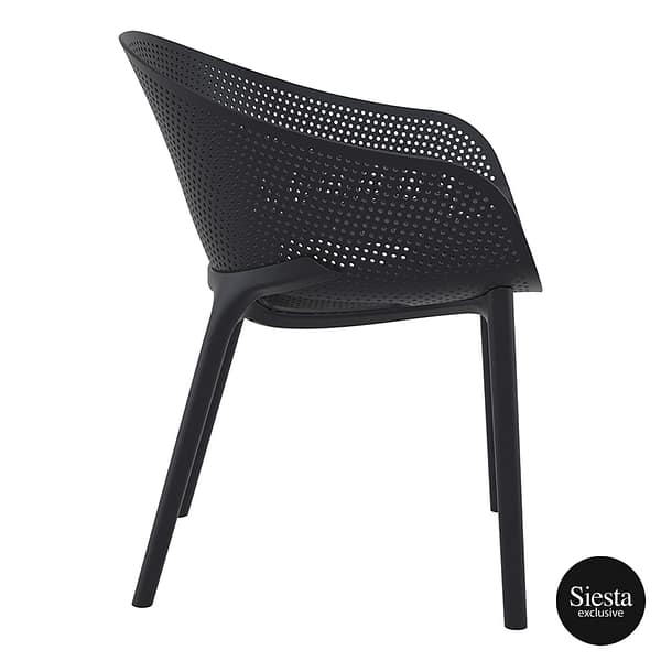 Sky Pro Chair - Anthracite ProPoly Stackable Chair - All-Weather Resistant - Image 14