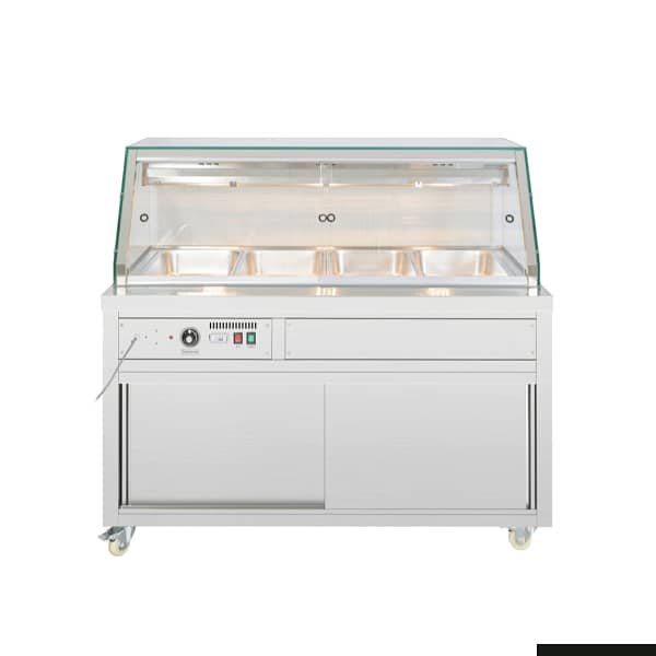 Thermaster Wet and Dry Bain Marie Display 4x1/1 GN Pans - PG150FE-XG