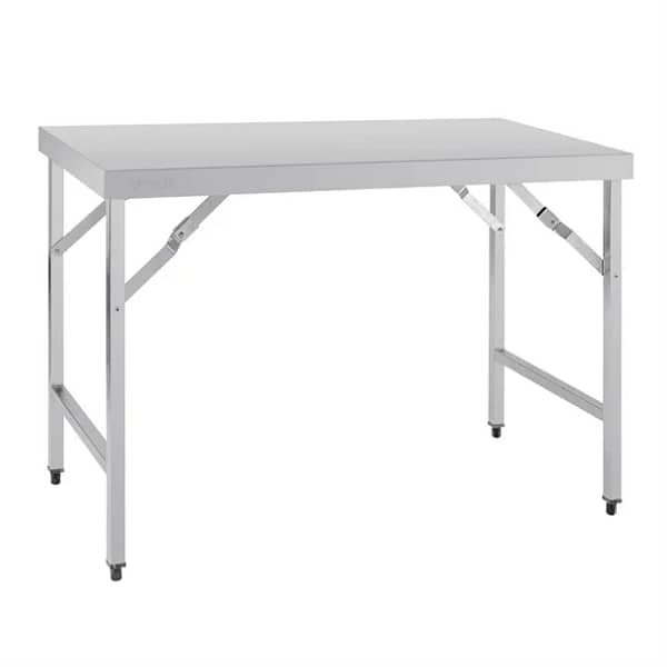 Vogue Folding Table St/St - 1200x600x900mm 47 1/4x 23 1/2 x 35 1/2" - Image 6