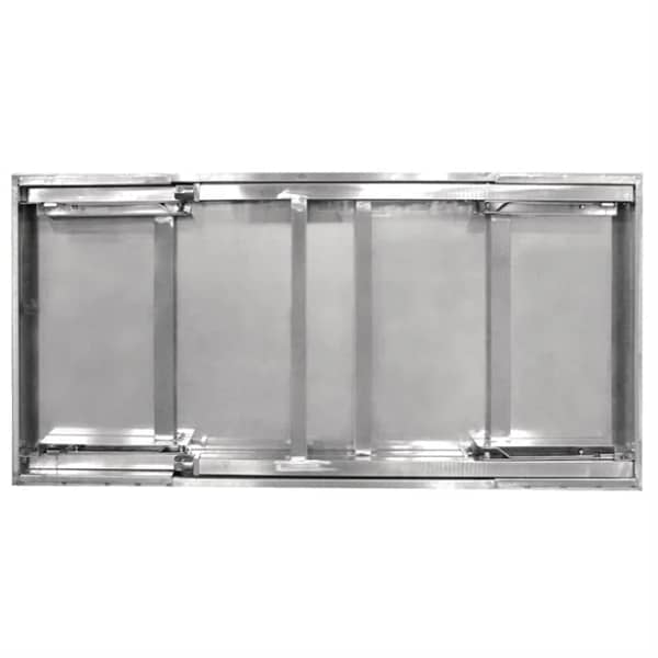 Vogue Folding Table St/St - 1200x600x900mm 47 1/4x 23 1/2 x 35 1/2" - Image 3