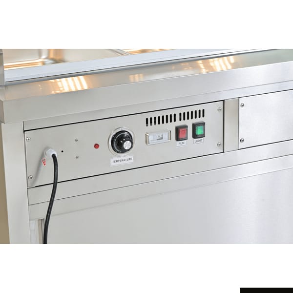 Thermaster Wet and Dry Bain Marie Display 4x1/1 GN Pans - PG150FE-XG - Image 4
