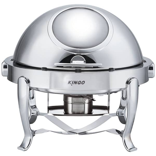 2NDs: Round Chafing Dish with Chrome Legs - KGS6803G-QLD53