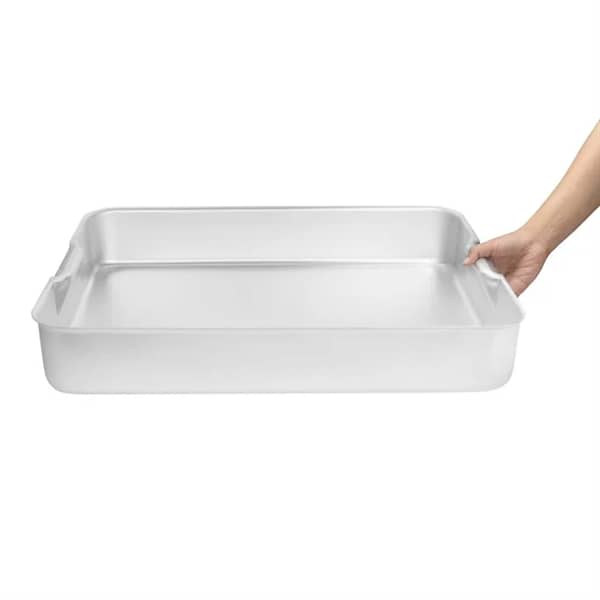 Vogue Large Aluminium Deep Roasting Pan 610mm - Image 4
