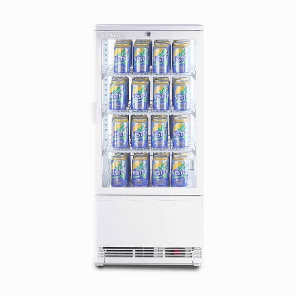 alt="Bromic CT0080G4W-NR - 78L White Countertop Display Fridge"