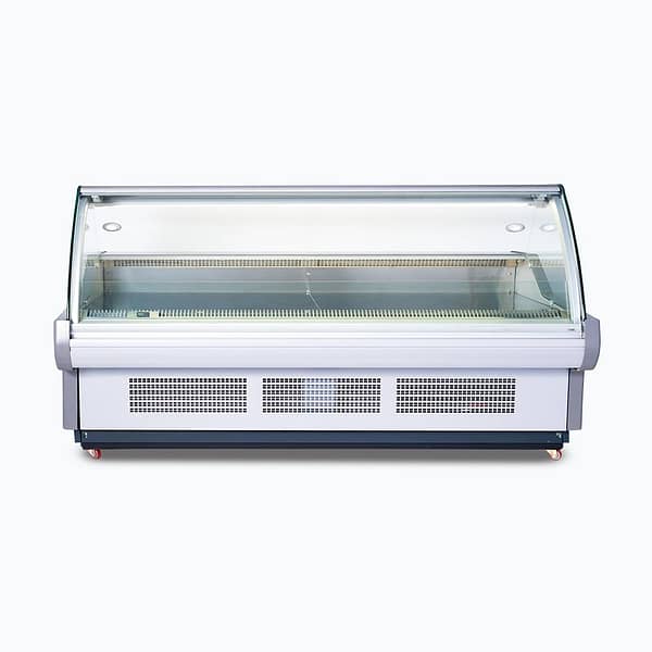 Bromic DD2500CG-NR Deli Display Fridge with Curved Glass & LED Lighting