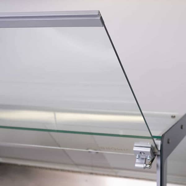 Bromic DD1875SG-NR Square Glass Deli Display – 527L, 1955mm Wide - Image 4