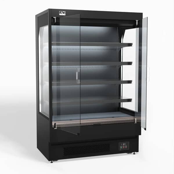 AG MSD1300 1315mm Multi Deck Showcase 2 Door Glass Fridge | Commercial - Image 2
