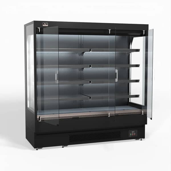 Multi Deck Showcase Fridge With Doors 2m
