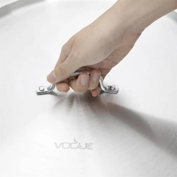 Vogue Stockpot Lid Aluminium - 400mm 15 3/4" - Image 2