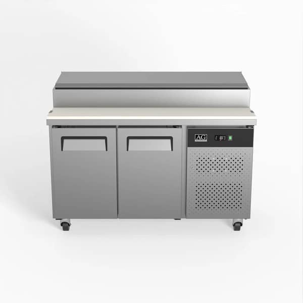 AG SH2000-700 Saladette Fridge – 2 Door with Tray Bench
