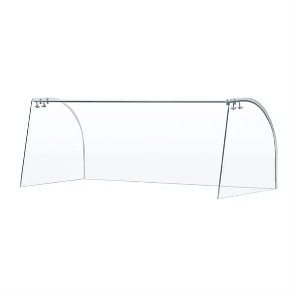 Curved Glass Sneeze Guard Assembly for CT395-A - Image 2