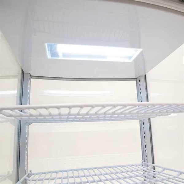Polar CX576-A C-Series 86L Curved Door Display Fridge – White, LED, R600a - Image 5