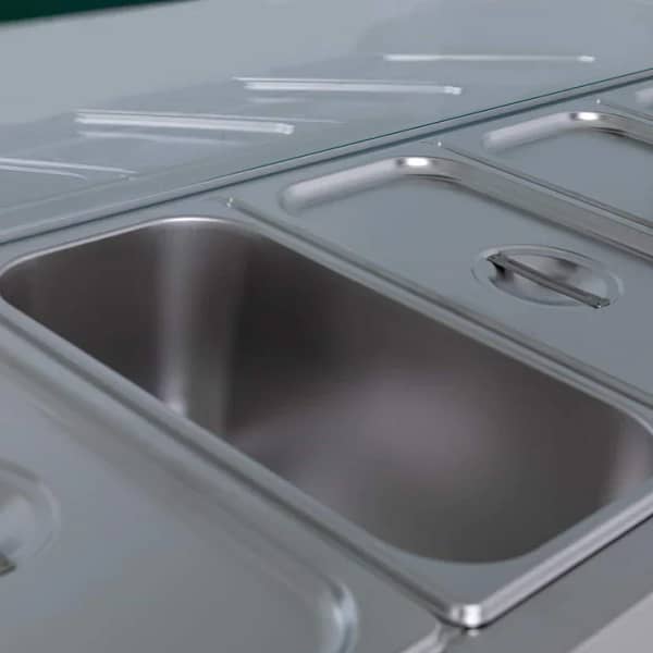 AG VRX1400-380 Bench Top Saladette / Pizza Showcase - 1400mm - Image 4