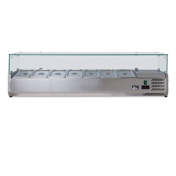 AG VRX1600-380 Bench Top Saladette / Pizza Showcase - 1600mm