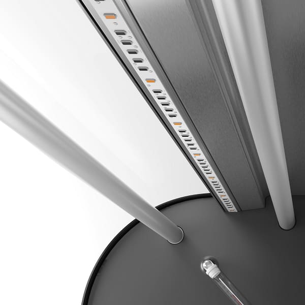 Hoshizaki HNC-210BE-R-BLH Sushi Cabinet | 87L, 2100mm, LED - Image 2