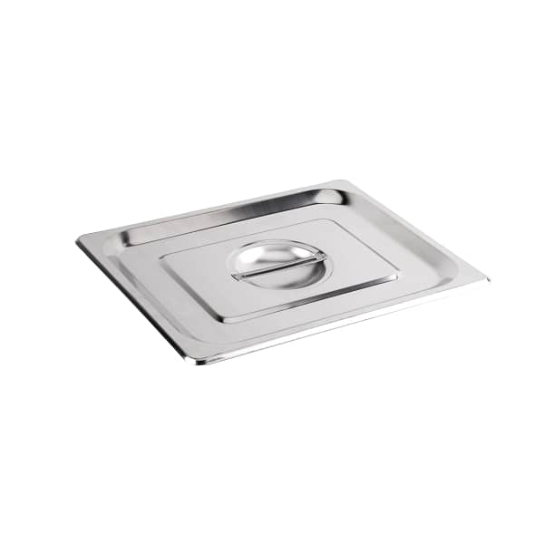 Kitchen Knock GN 1/2 Stainless Steel Pan Lid – Integrated Molding, Stackable (6-Pack)