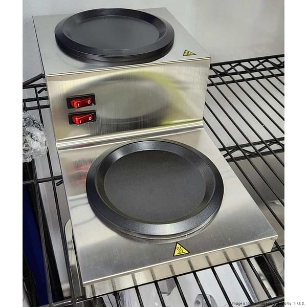 2NDs MHP-220 Double Stepped Heating Plate – For Caferina Decanters | Ideal for Café & Beverage Service - Image 2