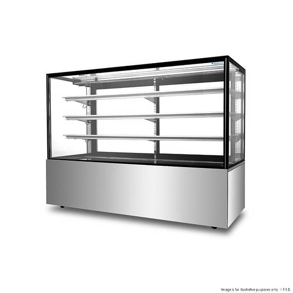 Bonvue SF860V Cake Display – 1120L, 1800mm Wide | LED + ITO Glass - Image 3