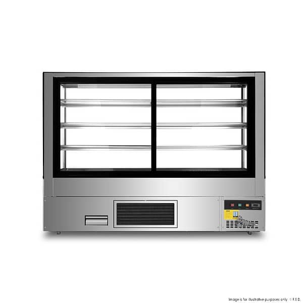 Bonvue SF860V Cake Display – 1120L, 1800mm Wide | LED + ITO Glass - Image 4