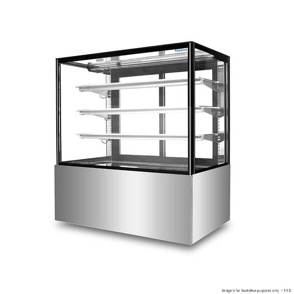 Bonvue SF840V Cake Display Fridge – 740L, 1200mm Wide | 4-Star GEMS - Image 3