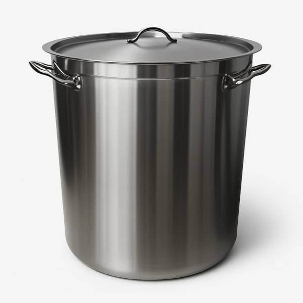 Kitchen Knock 490002 270L Heavy-Duty Stock Pot Ø700mm – 304 Stainless Steel, Induction & Gas Compatible