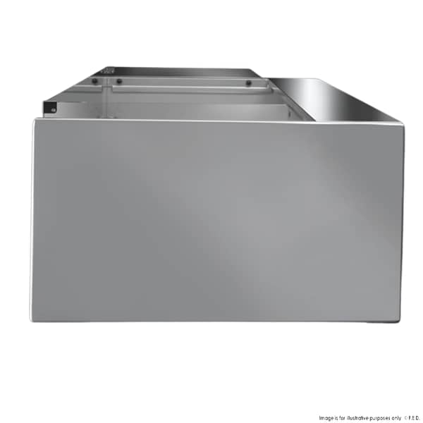 Tecnodom MR9.5 2000mm Deli Display Fridge with Storage - Image 2