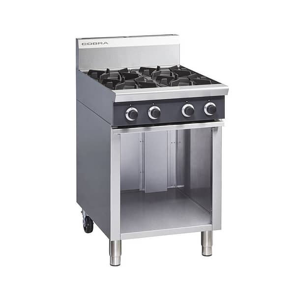 Cobra C6D - 4 Gas Open Burners Cooktop with Open Cabinet Base - Image 2