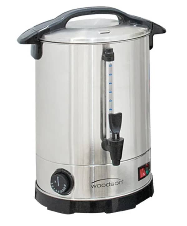 Woodson urn W.URN10 10L Hot Water Urn – Stainless Steel, Thermostat Controlled