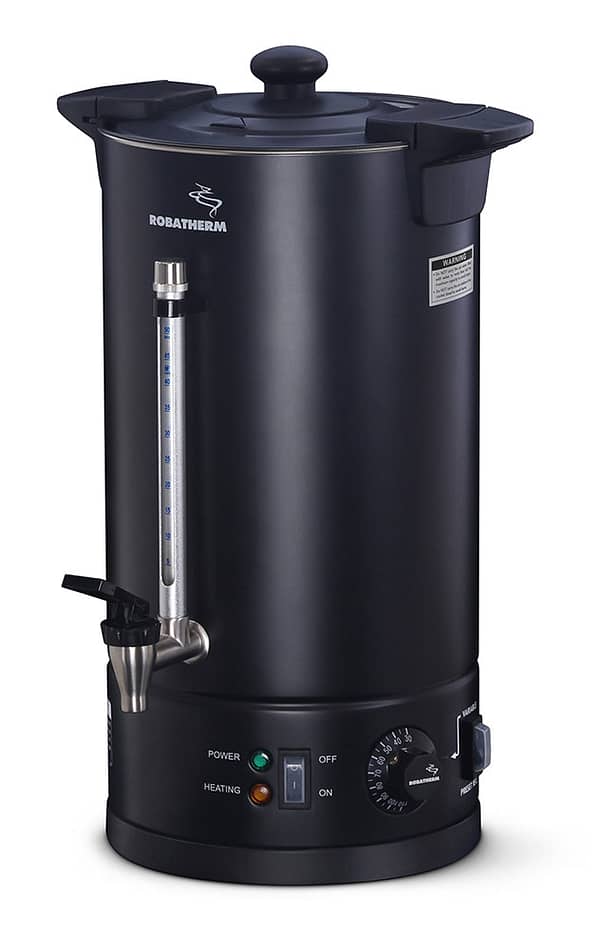 Robatherm Black Double Skinned Hot Water Urn UDB10VP