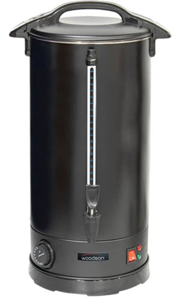 Woodson W.URN30B 30L Hot Water Urn – Matte Black Finish, 10A Plug