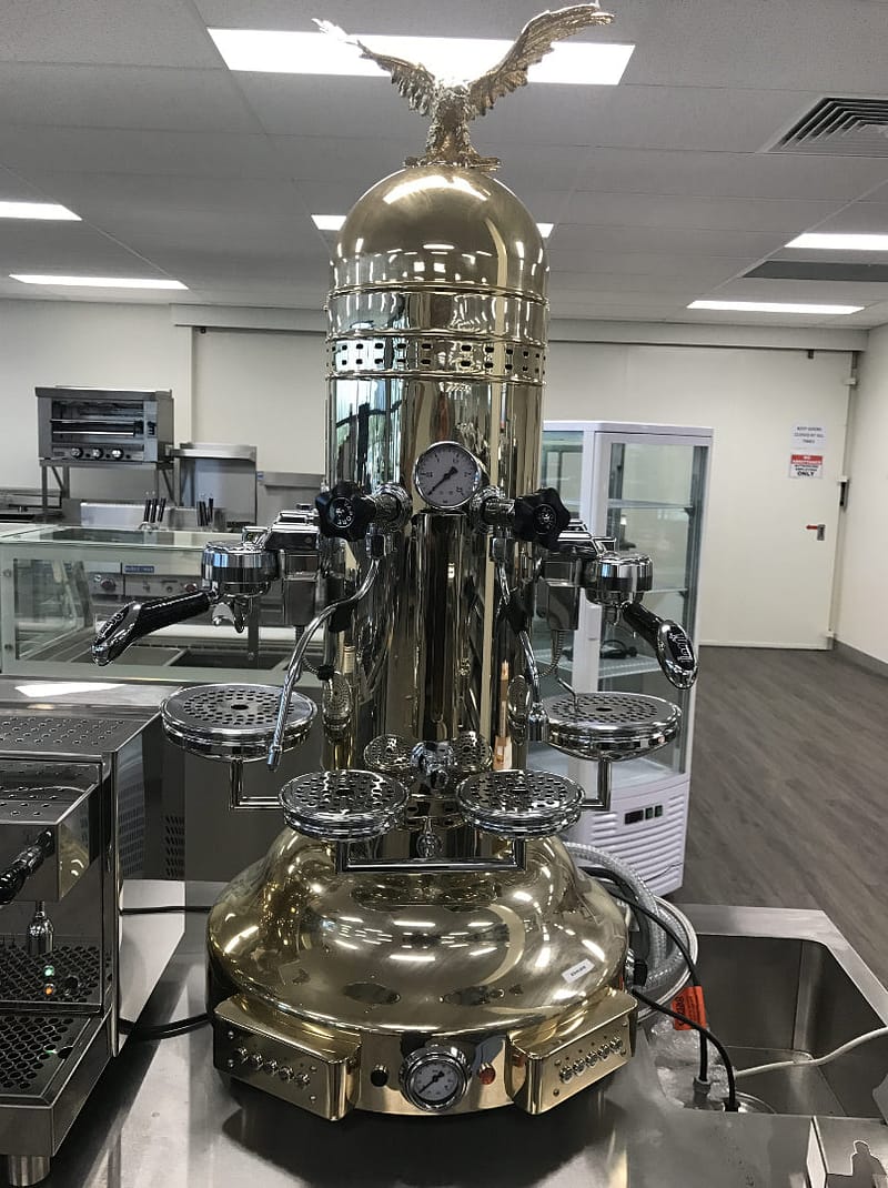 Bezzera BZEAGLEG2E 2 Group Gold Espresso Machine | Classic Italian Elegance - Image 3