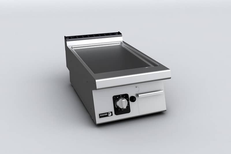 Fagor 700 series natural gas mild steel 1 zone fry top FTG7-05L - Image 3