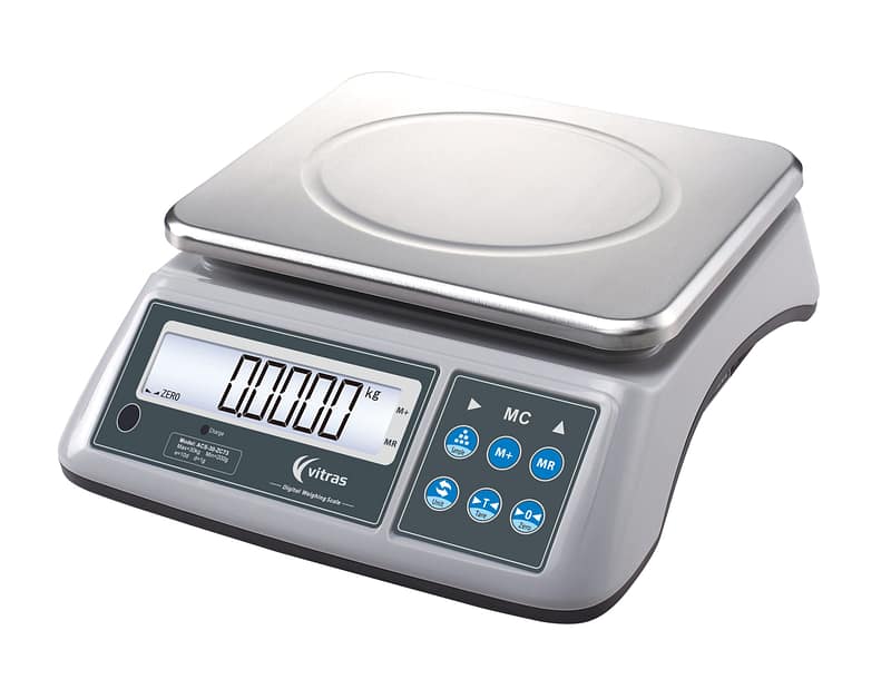 Vitras PSC7330 30kg Commercial Kitchen Scale Stainless Steel