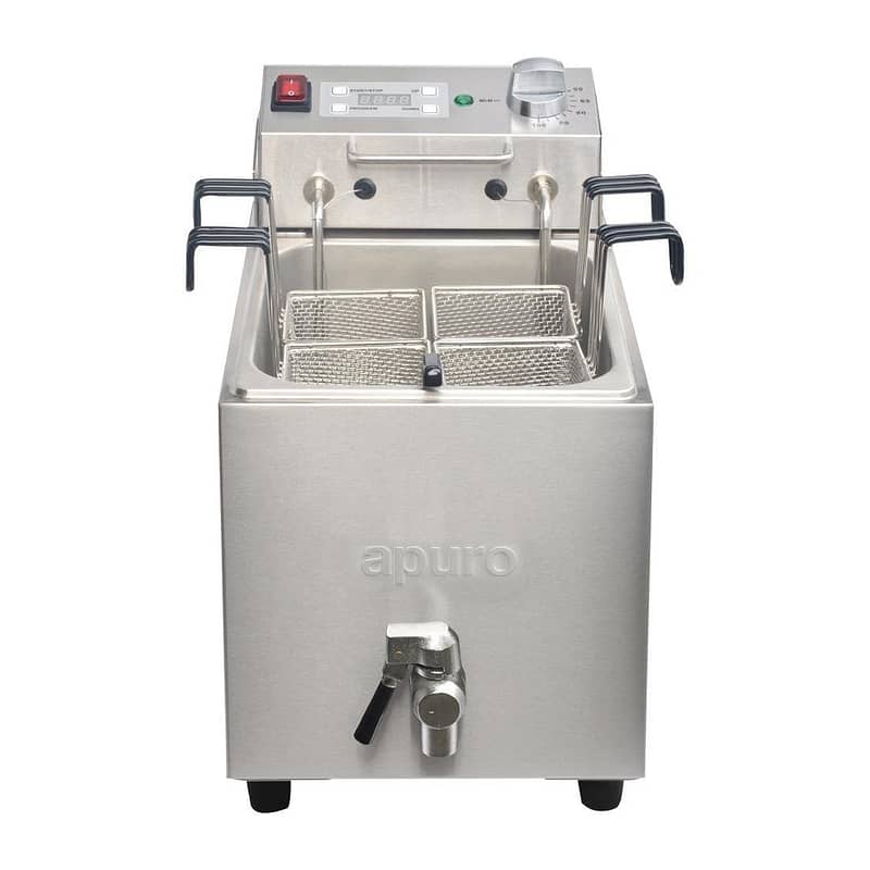 Apuro Pasta Cooker 8Ltr 4 Basket DG077-A - Image 2