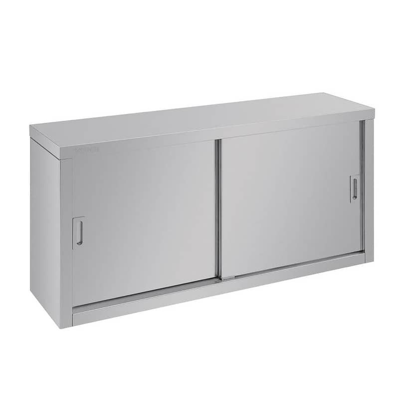 Vogue Wall Cupboard St/St - 600x1200x300mm 23 1/2x47x11 1/2" - Image 2