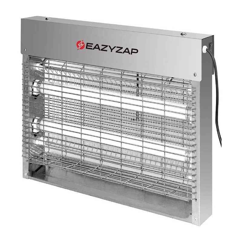 Eazyzap Brushed Stainless Steel Pest Killer - 14watt - Image 2