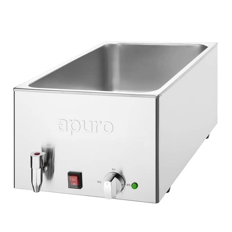 Apuro FT694-A Bain Marie – 21L, Wet Heat, Drain Tap, No Pans - Image 3