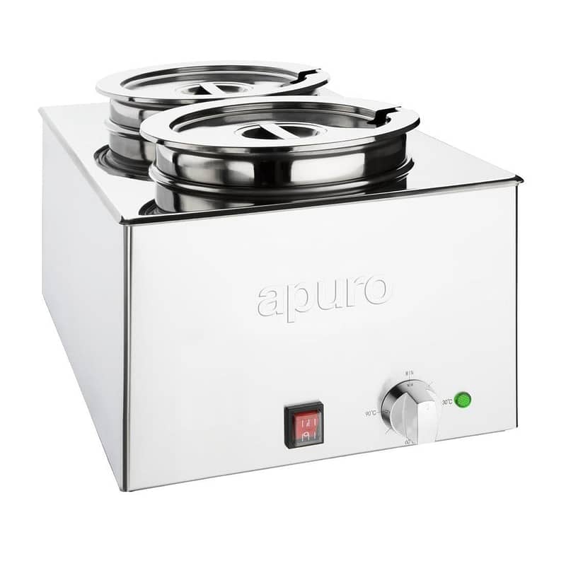 Apuro Bain Marie with Round Pots - Image 2