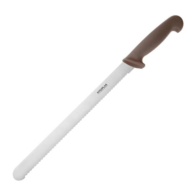 Hygiplas Slicer Serrated Brown 300mm (X118)