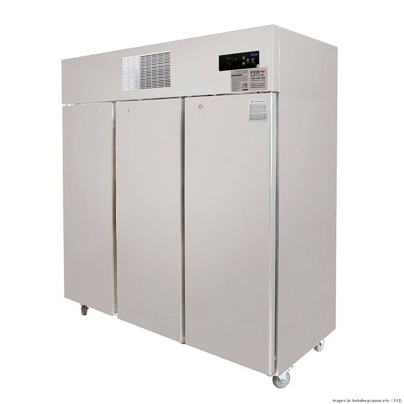 Thermaster Three Door SS Upright Storage Freezer - SUF1500 - Image 4