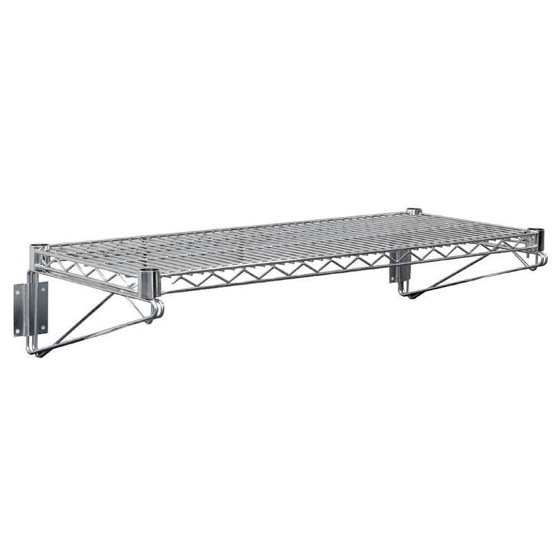 Vogue Wire Wall Shelves St/St - 610x360mm 24x14" - Image 3
