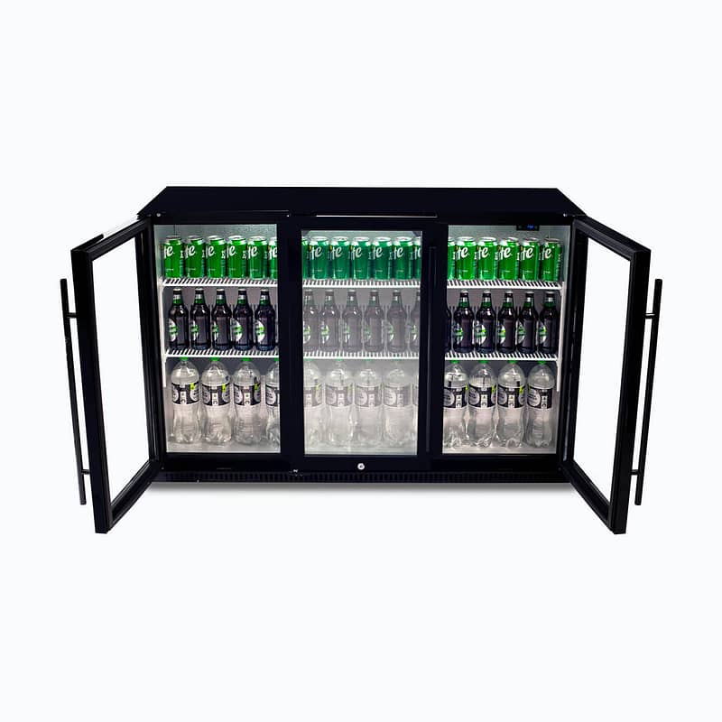 Bromic Chiller BB0330GD-NR – 307L Triple Door Back Bar Fridge - Image 4
