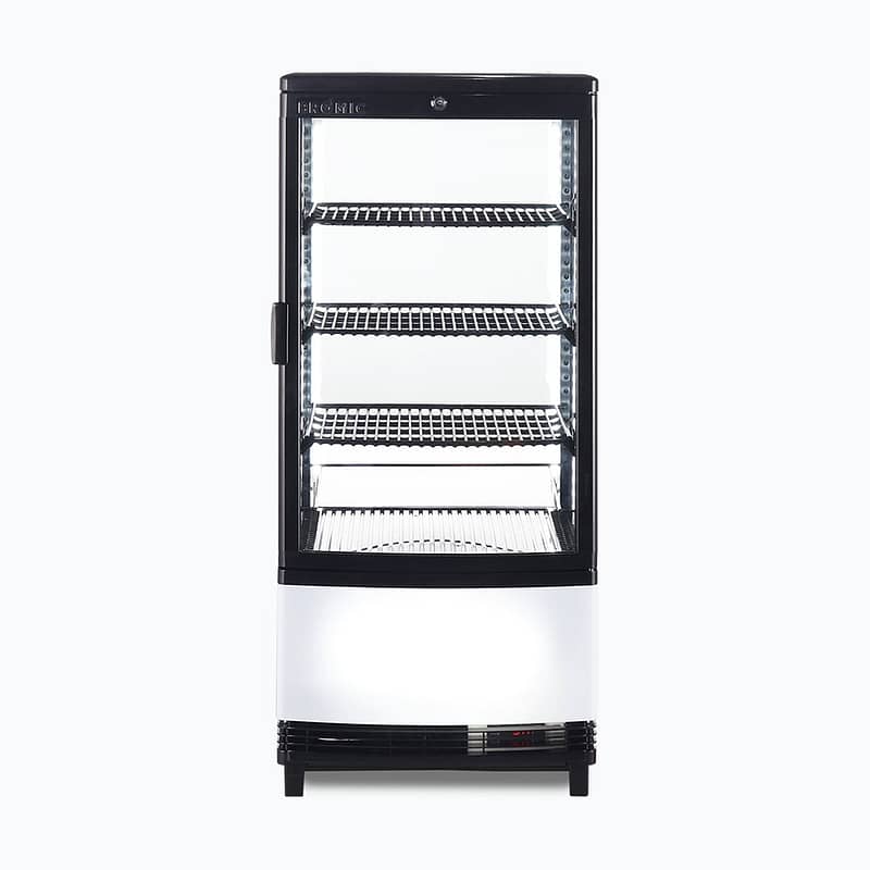 Bromic 80L Countertop Display Fridge - Curved Glass, Black CT0080G4BC-NR - Image 5
