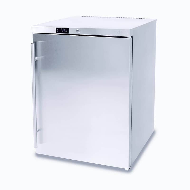 Bromic UBF0140SD-NR Under Counter Freezer – 105L Stainless Steel, 820mm Height - Image 4