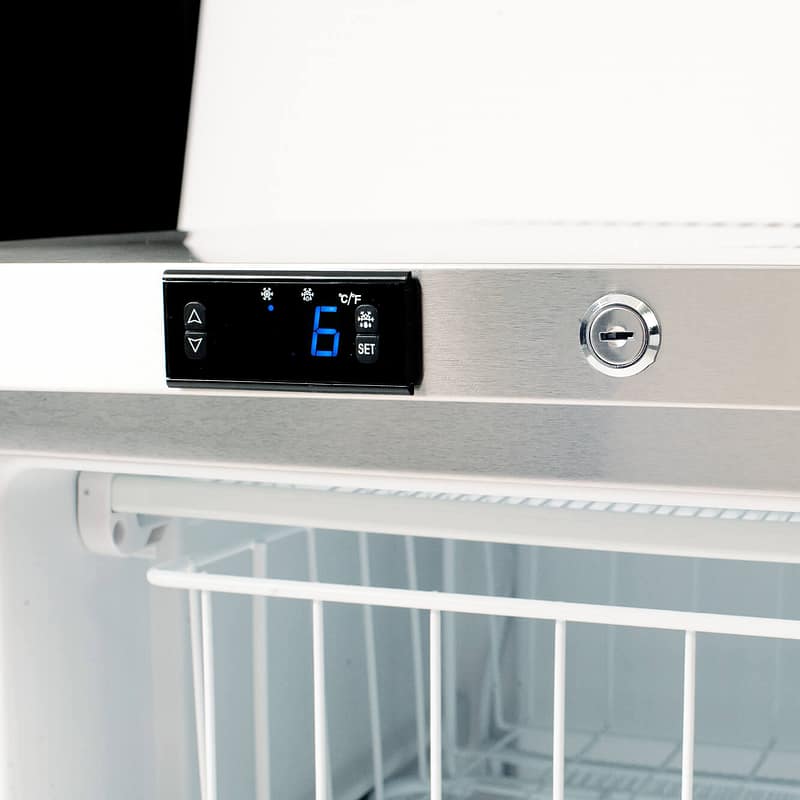 Bromic UBF0140SD-NR Under Counter Freezer – 105L Stainless Steel, 820mm Height - Image 6
