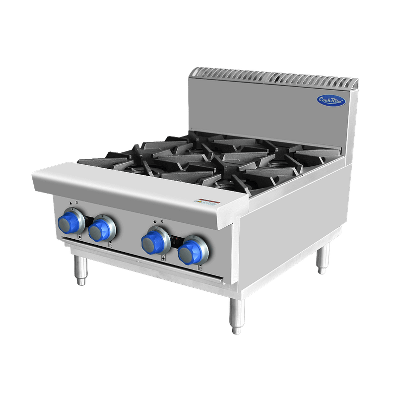 CookRite AT80G4B-C-NG 800 Series Open 4 Burner Cooktop