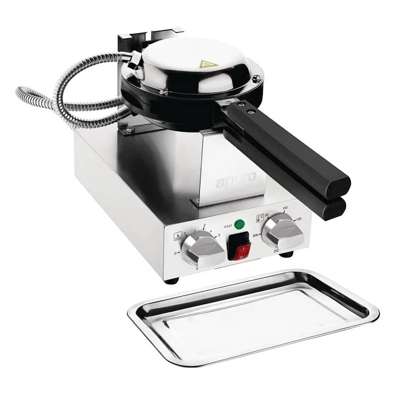 Apuro DK229-A Commercial Bubble Waffle Maker | 199mm Plate - Image 4