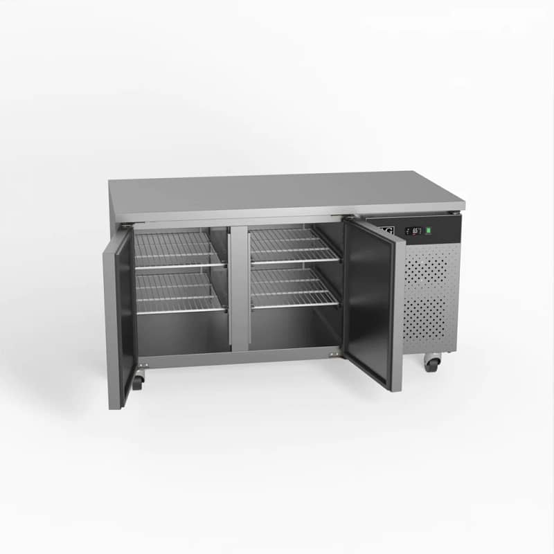 AG SLX2100TN 2 Door Worktop Fridge - 228L, Energy Efficient Stainless Steel - Image 6